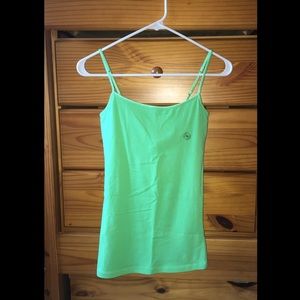 Lime green cami tank top